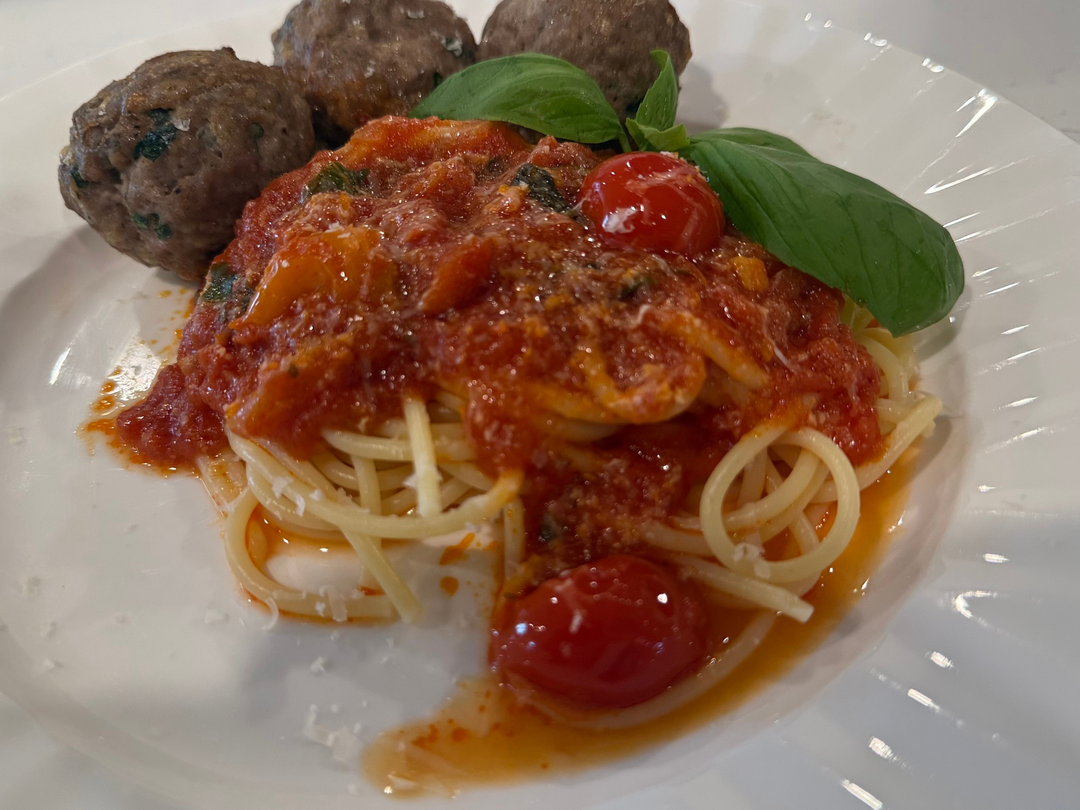 Homemade Italian Spaghetti Sauce (with Meatballs or Italian Sausages) | The Ferne Table
