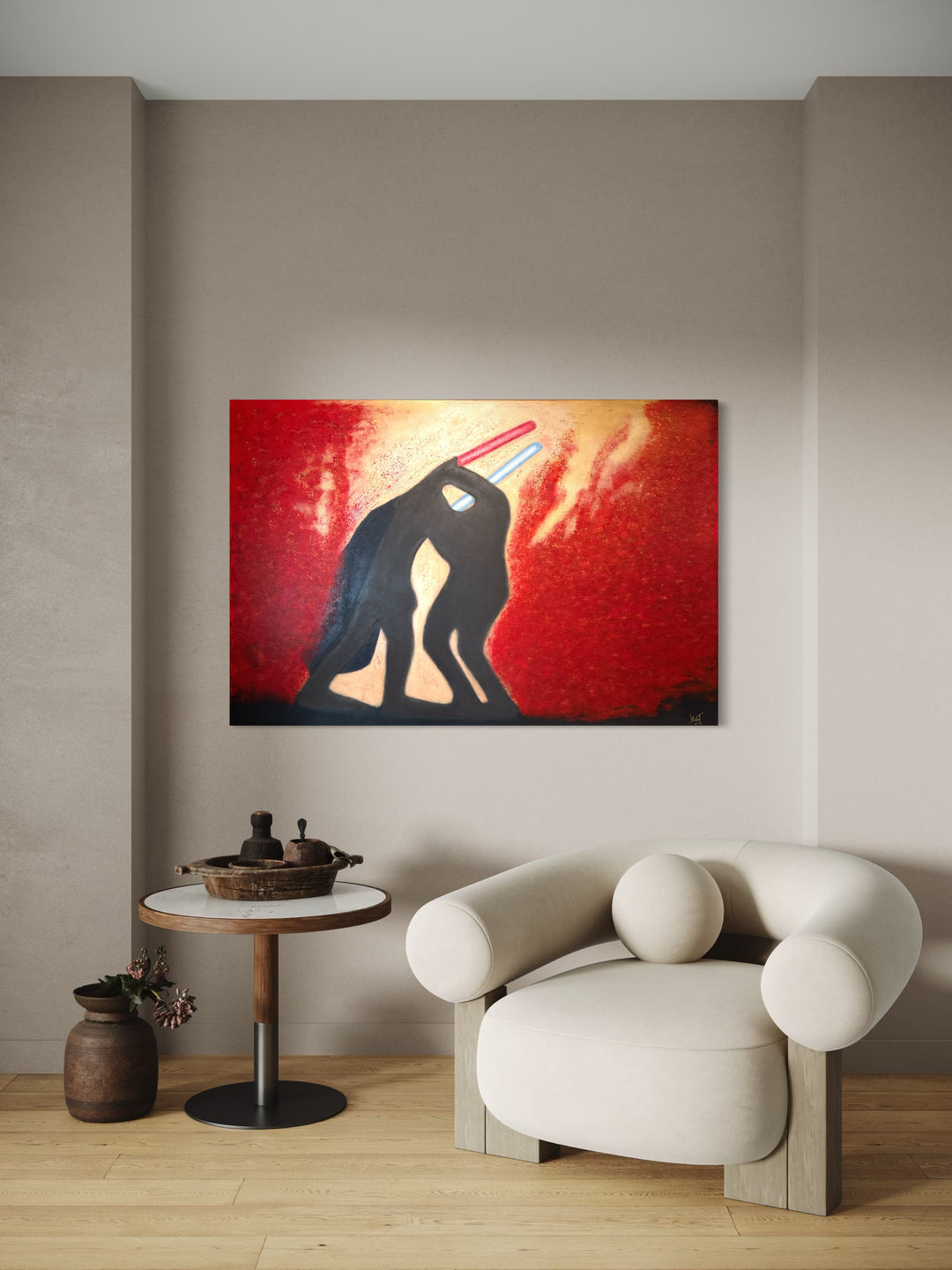 The Dark Side Clash — Limited Edition Fine Art Print