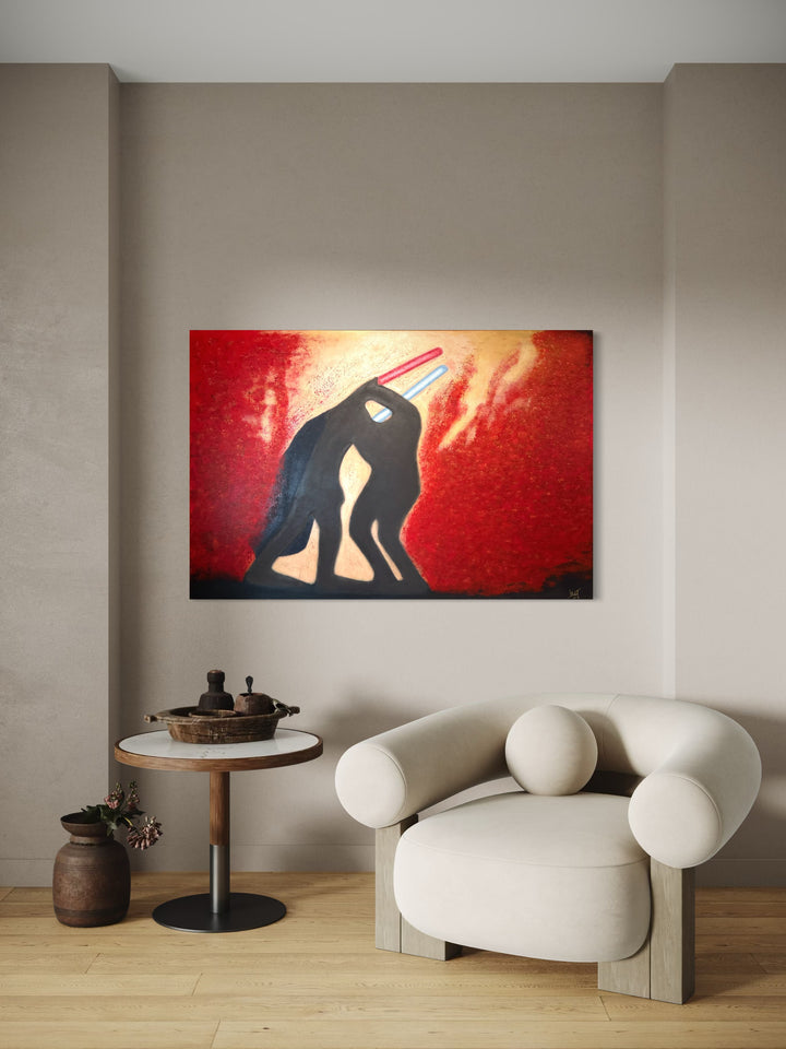 The Dark Side Clash — Limited Edition Fine Art Print