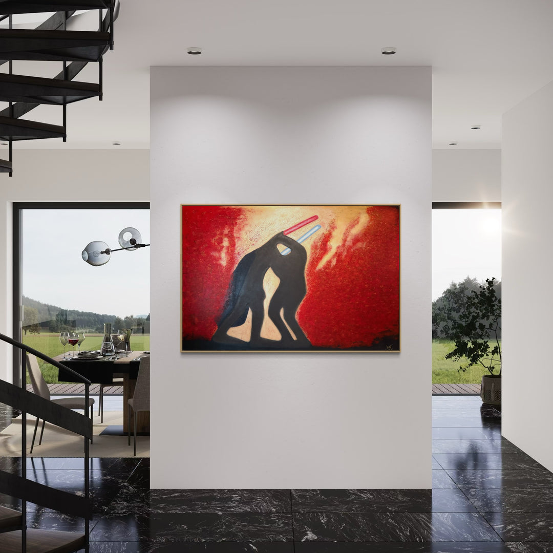 The Dark Side Clash — Limited Edition Fine Art Print